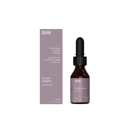 Oil for redness transparent