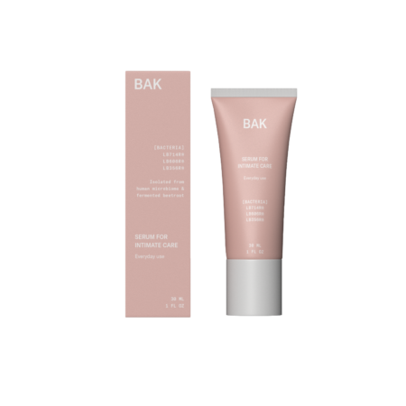 Serum for intimate care transparent
